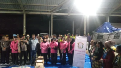 Polri Terus Perkuat Pelayanan Warga di Pengungsian Gunung Sinabung