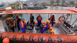 Polda Lampung Perkuat Pencarian 5 Wartawan dan 3 Kru Kapal Yang Hilang Kontak di Selat Sunda