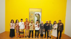Kapolri Hadiri Pembukaan Pameran Nasirun “Bersimpuh di Kaki Para Guru” di Galeri Nasional Indonesia
