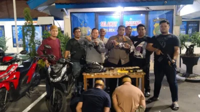 Dua Pelaku Curanmor Ditangkap di Curug, Polisi Sita Senjata Api Rakitan dan Peluru Kaliber 9 Milimeter