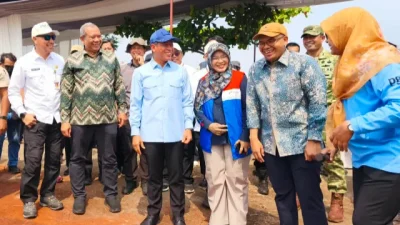 Bertahan Hadapi El Nino dan Lahan Salin, BRIN-PGN-Pemkab Batang Panen Raya 166,5 Ton Padi Biosalin
