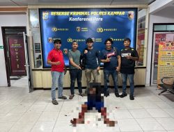 Polisi Tangkap JA, Dalang Kaburnya 11 Tahanan Mapolres Kampar