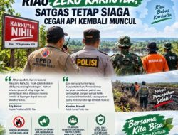 Polda Riau: Zero Karhutla Harus Dipertahankan, Patroli Tetap Digencarkan