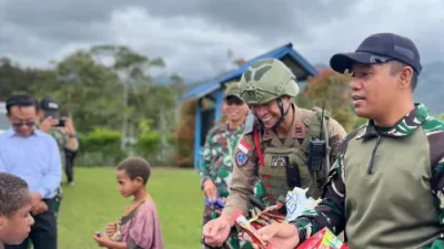 Satgas Damai Cartenz Hadirkan Layanan Kesehatan Gratis Bagi Masyarakat Oksibil
