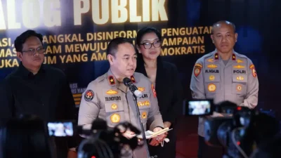 Kawal Aspirasi, Tangkal Disinformasi, Polri Dorong Ruang Demokrasi Tetap Aman Melalui Dialog Publik