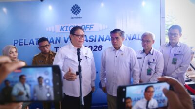 Kemnaker Mulai Pelatihan Vokasi Nasional Batch 4, Diikuti 12.128 Peserta
