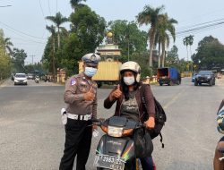 Milad ke-1 Dubalang Kuantan Dirayakan dengan Aksi Sosial: Bagikan Masker di Tengah Kabut Asap