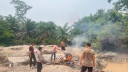 Polsek Kuantan Tengah Tertibkan Rakit PETI Usai Terima Laporan Masuk 110