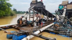 Aktivitas PETI di Sungai Kuantan Ditindak, Polres Kuansing: Laporan Warga via 110 Langsung Kami Tindaklanjuti