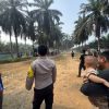 Kapolsek Singingi Pimpin Pengamanan Grasstrack, Ajak Penonton Jaga Ketertiban Bersama