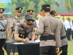 Kapolres Kuansing Minta Pejabat Baru Petakan Konflik dan Dukung Ketahanan Pangan