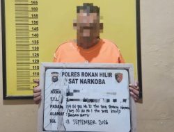 Satresnarkoba Polres Rohil Sita 92,88 Gram Sabu dari Tangan KM alias K