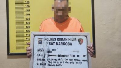 Satresnarkoba Polres Rohil Sita 92,88 Gram Sabu dari Tangan KM alias K
