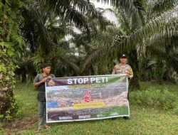 Lima Polsek di Kuansing Kompak Pasang Spanduk Larangan PETI*