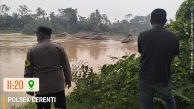 Polres Kuansing Tindak Lanjuti Laporan PETI di Desa Pulau Bayur Cerenti