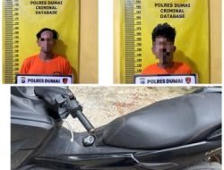 Detik-detik Polisi Bongkar Curanmor Nmax Rp18,5 Juta di Bukit Kapur Dumai