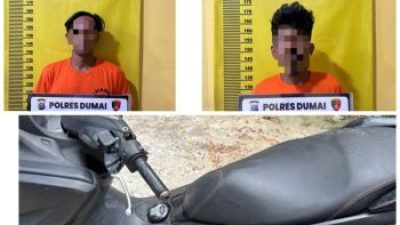 Detik-detik Polisi Bongkar Curanmor Nmax Rp18,5 Juta di Bukit Kapur Dumai