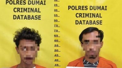 Gagal Bobol Mobil, 2 Pemuda di Dumai Diringkus 