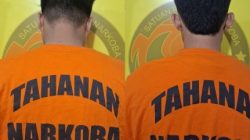 Tim Elang Kuantan Gerebek Pondok Kebun di Titian Modang, Dua Pria Bawa Sabu 4,68 Gram Diamankan