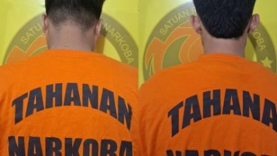 Tim Elang Kuantan Gerebek Pondok Kebun di Titian Modang, Dua Pria Bawa Sabu 4,68 Gram Diamankan