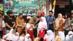 Ratusan Siswa SD 68 Pekanbaru Ikuti Edukasi Green Policing dari Polresta