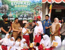 Ratusan Siswa SD 68 Pekanbaru Ikuti Edukasi Green Policing dari Polresta