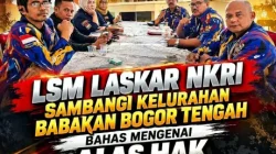 Laskar NKRI Kota Bogor Sambangi Kelurahan Babakan, Alas Hak dan Keterbukaan Informasi Jadi Bahasan