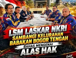 Laskar NKRI Kota Bogor Sambangi Kelurahan Babakan, Alas Hak dan Keterbukaan Informasi Jadi Bahasan