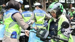 Polda Metro Jaya Sapa Komunitas Ojol Lewat Jumat Berkah
