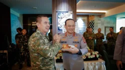 Kapolda Metro Jaya Hadiri Syukuran HUT TNI di Makodam Jaya