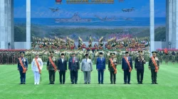 Hadiri HUT ke-81 TNI, Wamen Ossy: Perjalanan Panjang Pengabdian Dalam Menjaga Kedaulatan Bangsa