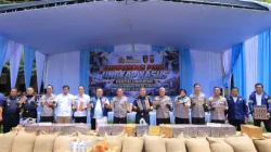 Polda Lampung Ungkap Empat Kasus Kejahatan Ekonomi, Amankan Rokok Ilegal Hingga Merkuri