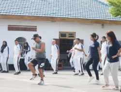 Petugas dan Warga Binaan Kompak Jaga Kebugaran di Rutan Surakarta