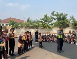 Tanamkan Disiplin dan Cegah Perundungan Sejak Dini, Polres Metro Tangerang Kota Terima Kunjungan 237 Siswa SD Negeri Sukasari 3