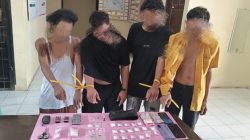 Gerebek Rumah di Jalan Sudirman, Polsek Kubu Sita 31 Paket Sabu 103,19 Gram