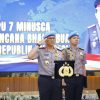 Wakapolri Pimpin Upacara Purna Tugas FPU 7 Minusca, 140 Personel Terima Penghargaan