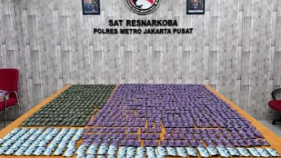 Polres Metro Jakarta Pusat Ungkap Peredaran 858 Kartrid Diduga Mengandung Etomidate