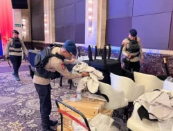 Jelang Konferensi Ekonomi Kreatif, Brimob Sterilisasi Area Hotel Kempinski