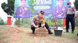 Kapolda Jambi Pimpin Penanaman Pohon di SPN, Wujudkan Komitmen Green Policing dan Pelestarian Lingkungan