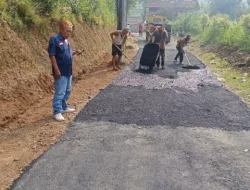 Pembangunan Jalan Penghubung Cipicung–Pasir Angin Disambut Antusias Warga
