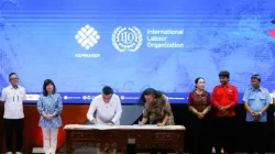 Kemnaker, Pengusaha, Serikat Pekerja, dan ILO Teken Deklarasi Pekerjaan Layak 2026–2030