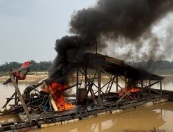Polsek Singingi Hilir Tertibkan PETI di Tanjung Pauh