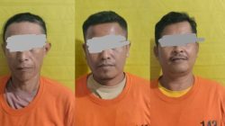Modus Bawa Solar Masuk Ladang Sawit Warga, 3 Pria Penggelap Solar PT. MUP di Langgam Ditangkap