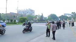 Kapolresta Pekanbaru Monitoring Strong Point di Titik Rawan Macet