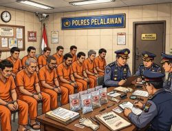 83,09 Gram Sabu, 9,53 Gram Ganja dan Ekstasi Disita, 14 Tersangka Narkoba di Pelalawan Ditangkap