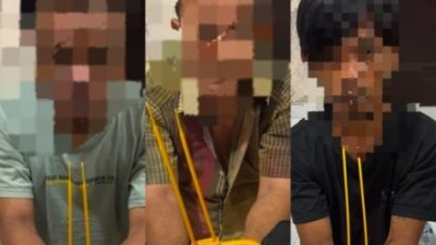 Satresarkoba Polres Siak Bekuk 3 Pengedar di Belutu
