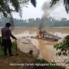 Aduan 110 Ditindaklanjuti, Polsek Cerenti Musnahkan Rakit PETI di Kuantan