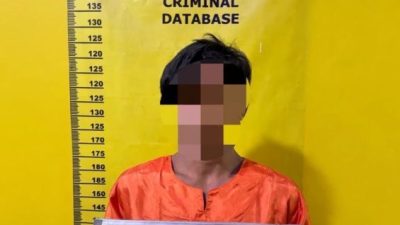 Terekam CCTV Curi Gas di Bukit Kapur, Residivis Ditangkap – Abangnya DPO
