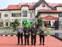  Kapolres Rohil AKBP Aldi Pimpin Upacara Hari Kesaktian Pancasila di Mapolres
