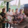 Perkuat Sinergitas, Polsek Bina Widya Ucapkan HUT TNI ke-81 di Markas Baterai A